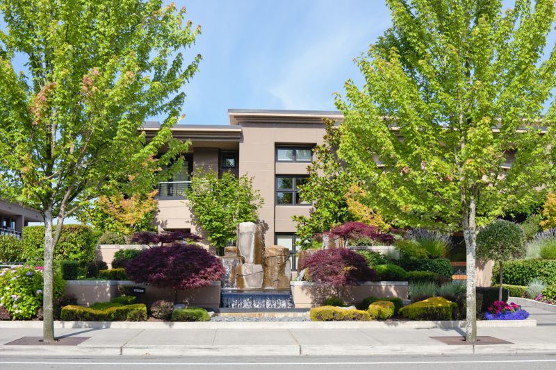 Completed Courtyard with Water Feature